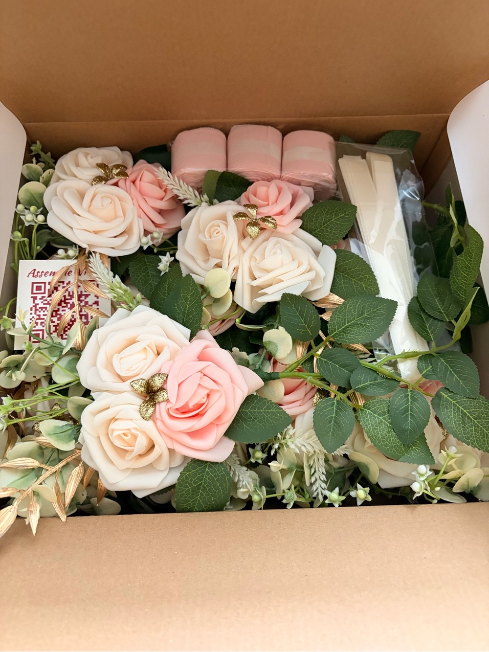 Pink & Cream floral Lings moments chair set